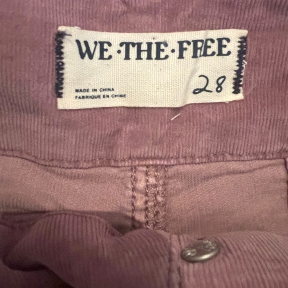 Free People women’s Jade Cord Flare Jeans size 28/6 - Picture 8 of 12